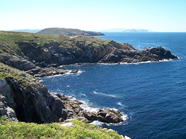 Vista do illote de Onza