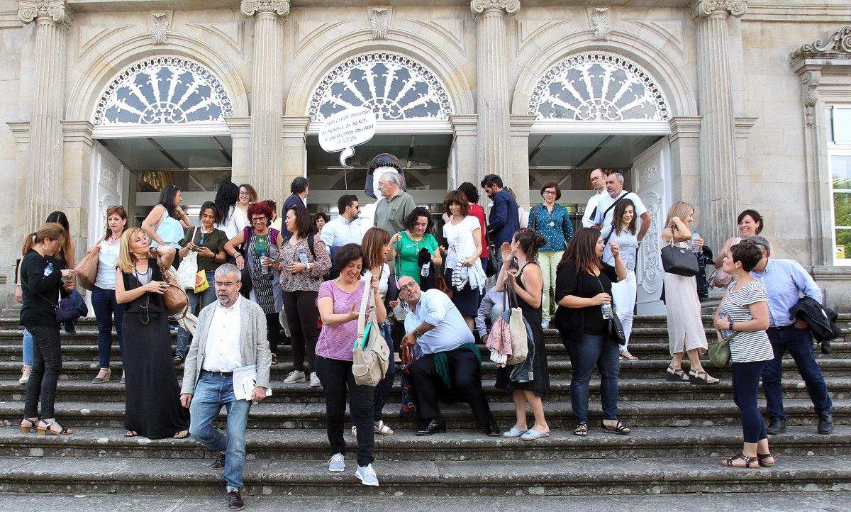 Visita de participantes na Rede española de "Cidades dos nenos"