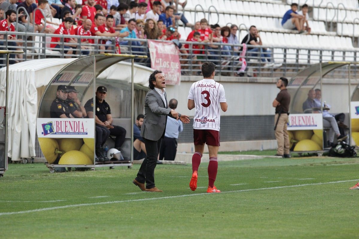 Luisito, en el partido entre Real Murcia y Pontevedra en La Nueva Condomina