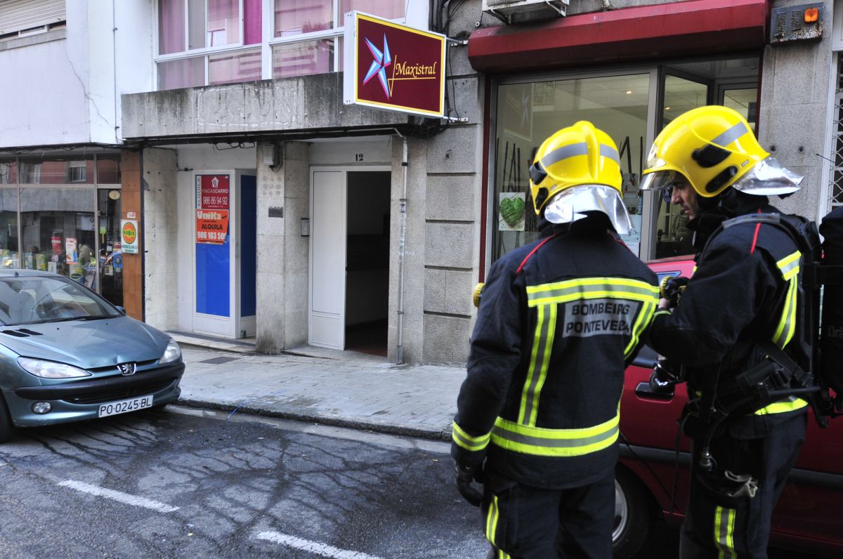 Incendio nunha vivenda da rúa Javier Puig