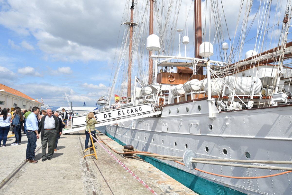 Jornada de puertas abiertas en el Juan Sebastián Elcano