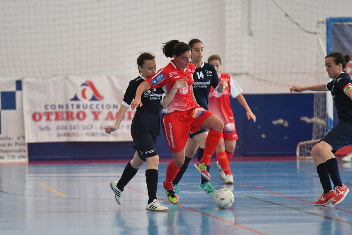 Partido entre Poio Pescamar e FSF Rioja na Seca
