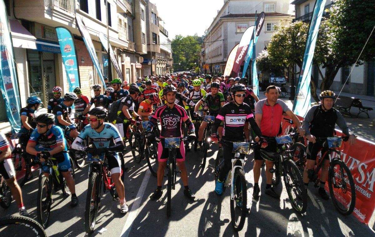 Participantes na BTTroita 2017