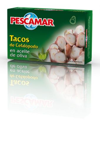Tacos de cefalópodos en aceite de oliva Pescamar Tacos de cefalópodos en aceite de oliva Pescamar