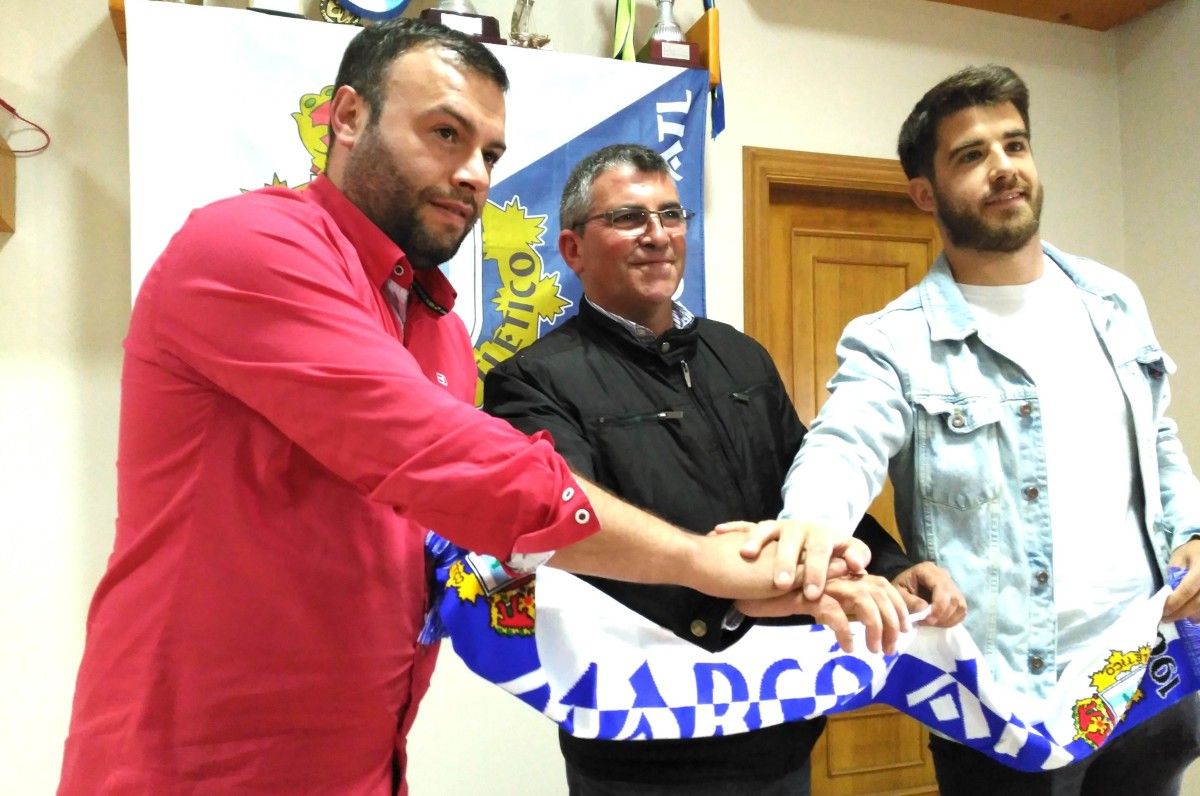 Borja Burgos, Carlos González y Diego Vázquez