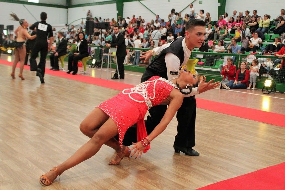 Noelia Rey e Samuel García nunha competición recente