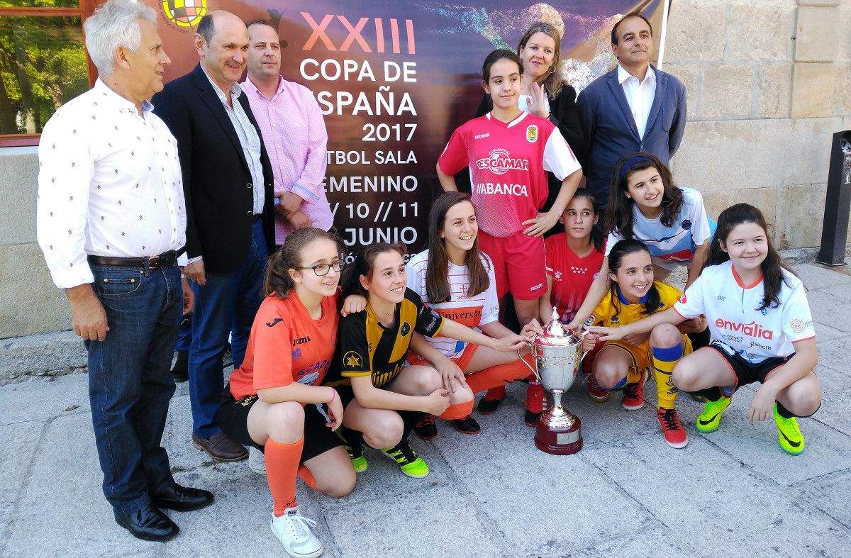 Presentación da Copa de España de fútbol sala feminino