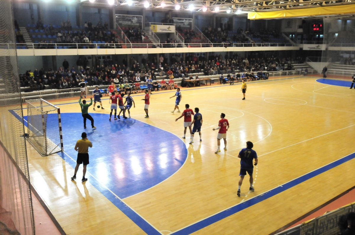 Aspecto del Pabellón Municipal durante el Teucro-Octavio