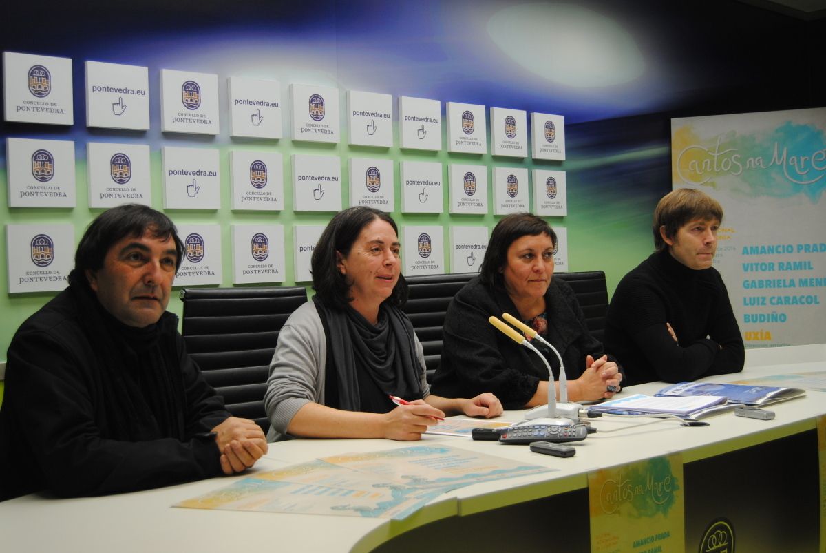Presentación de la XI edición de Cantos na Maré en el Concello de Pontevedra