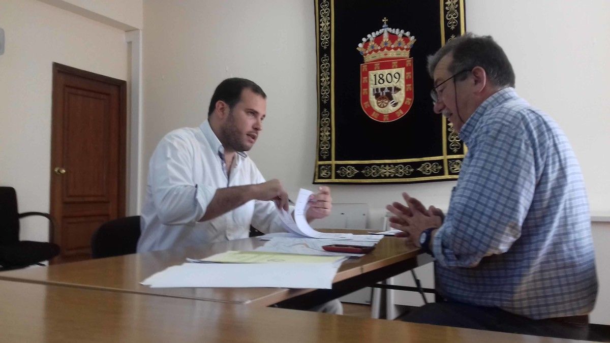 Levantamento de actas previas para a expropiación dunha finca en Calvelo