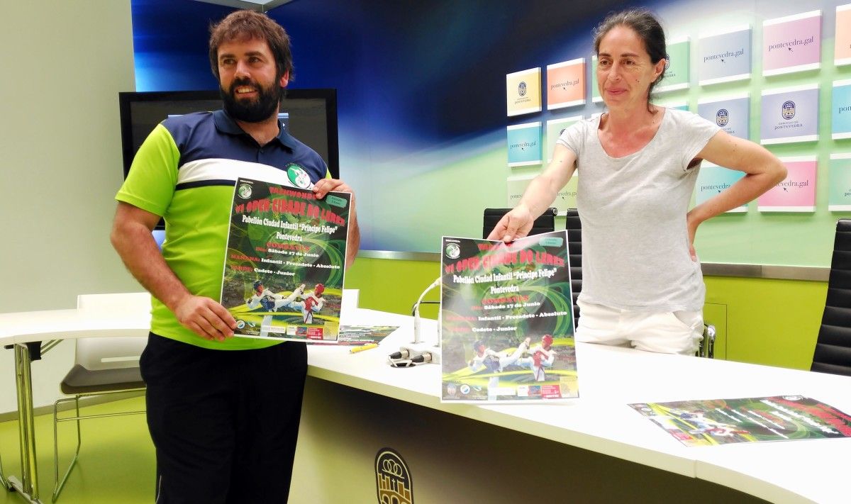 Toño Ríos e Anxos Riveiro presentan o IV Open Cidade do Lérez de Taekwondo