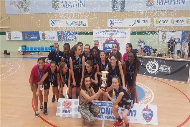 Final do Campionato de España Infantil Feminino de Baloncesto en Marín