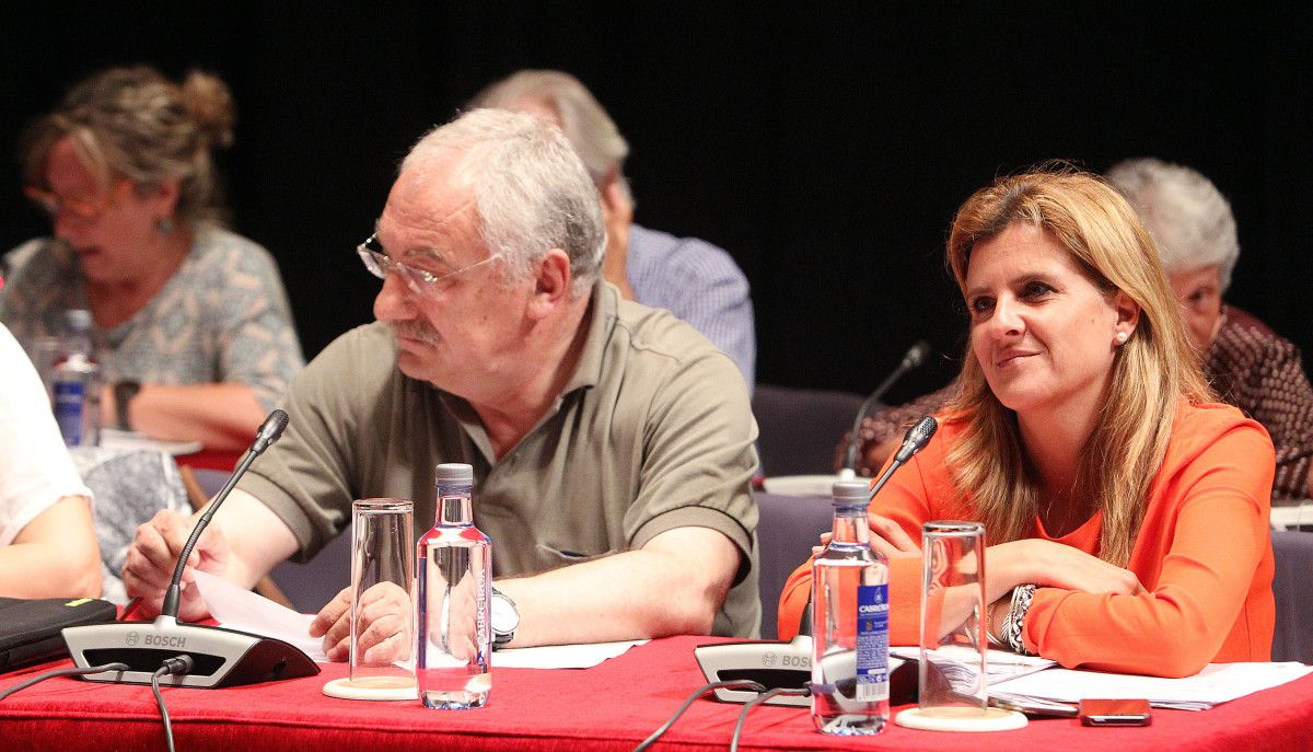 María Rey, no pleno municipal