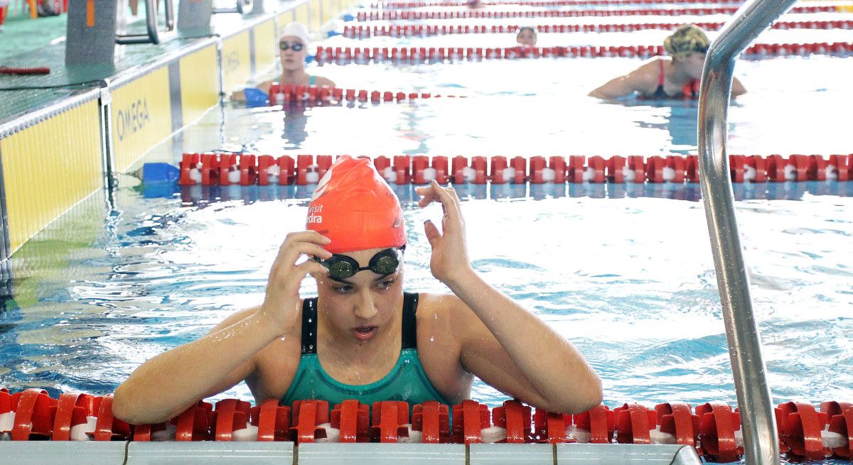 Águeda Cons durante el Open de Primavera 2017 en Pontemuiños