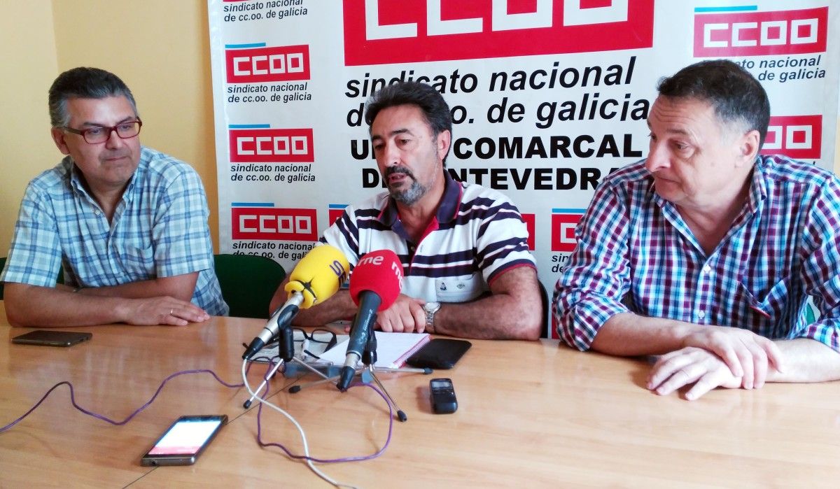 Rueda de prensa de CCOO sobre la situación de Príncipe Felipe