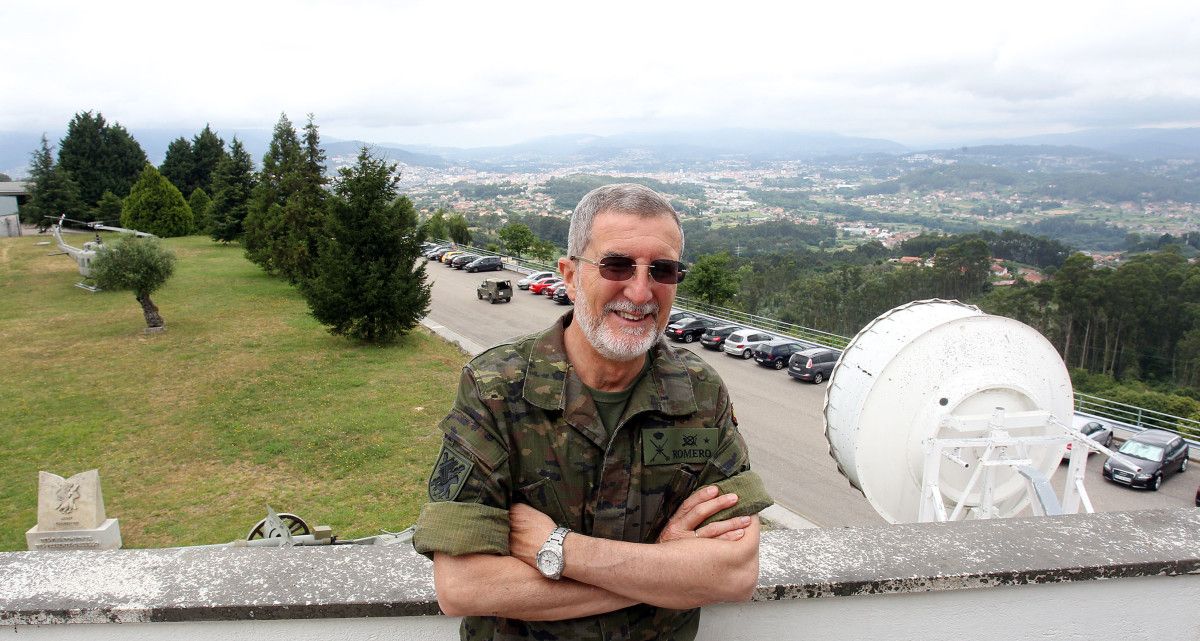 General jefe de la Brilat Galicia VII, Antonio Romero