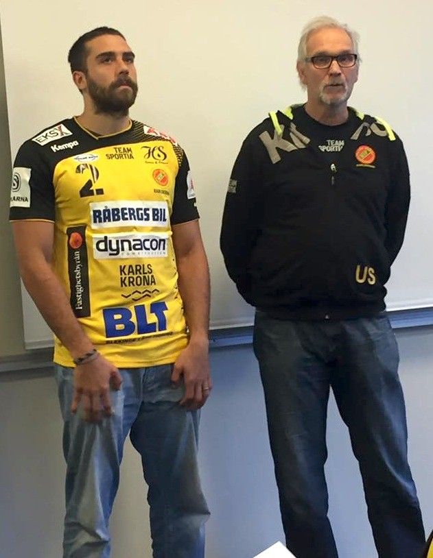 Presentación de Bruno de Castro como xogador do HIF Karlskrona