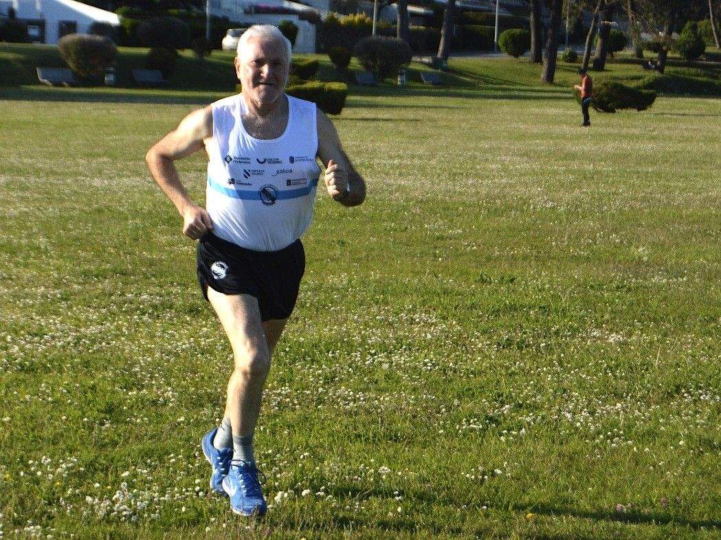 Juan Figueiro, atleta veterano da Gimnástica