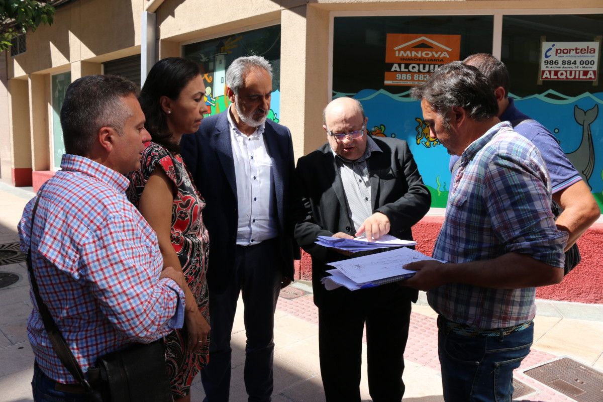 Comezo das obras na travesía Jaime Janer
