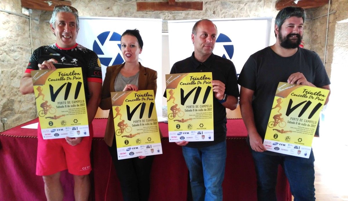 Presentación del VII Triatlón Concello de Poio