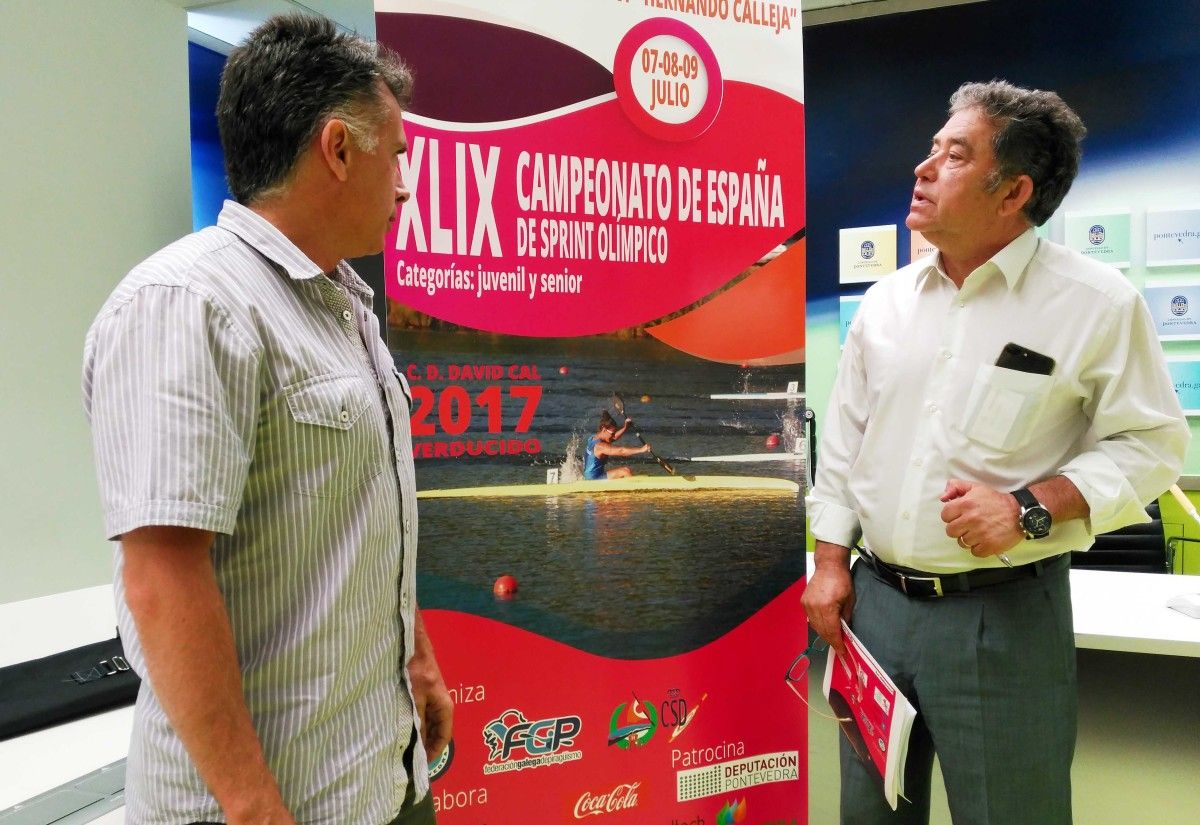 Alfredo Bea e Miguel Anxo Fernández Lores presentan o Campionato de España de Sprint Olímpico
