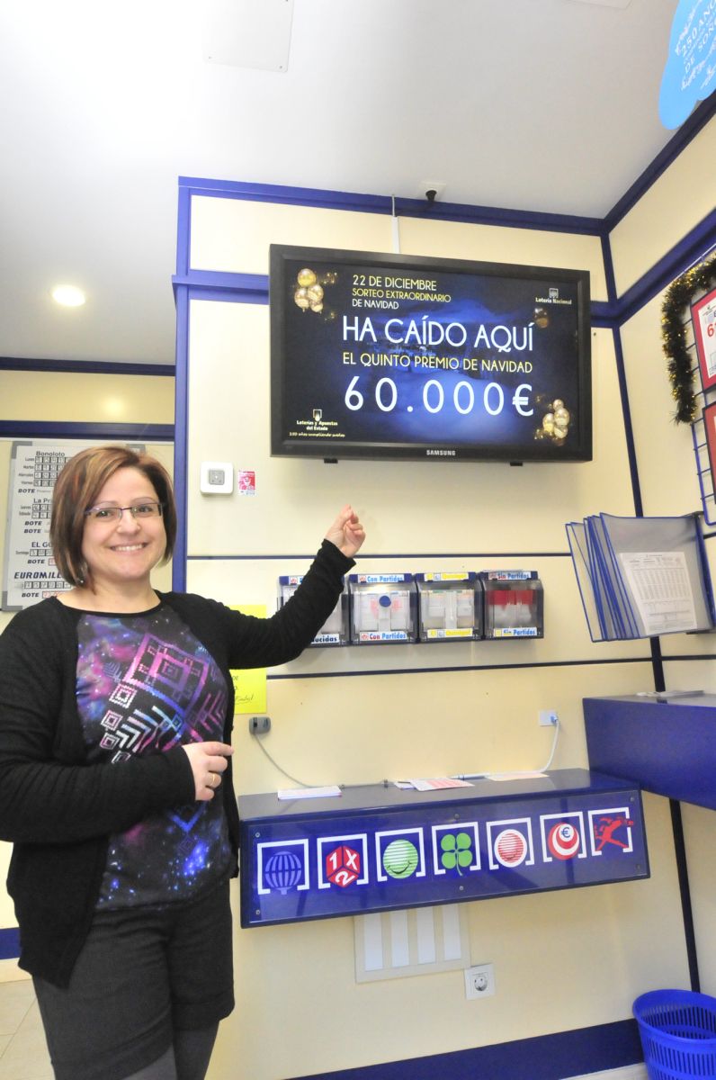 Administración de lotaría de Bueu que vendeu un quinto premio do Sorteo de Nadal 2013