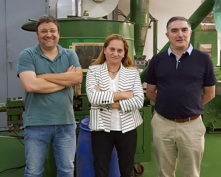 Juan Picos, Ángeles Cancela y José Manuel Casas