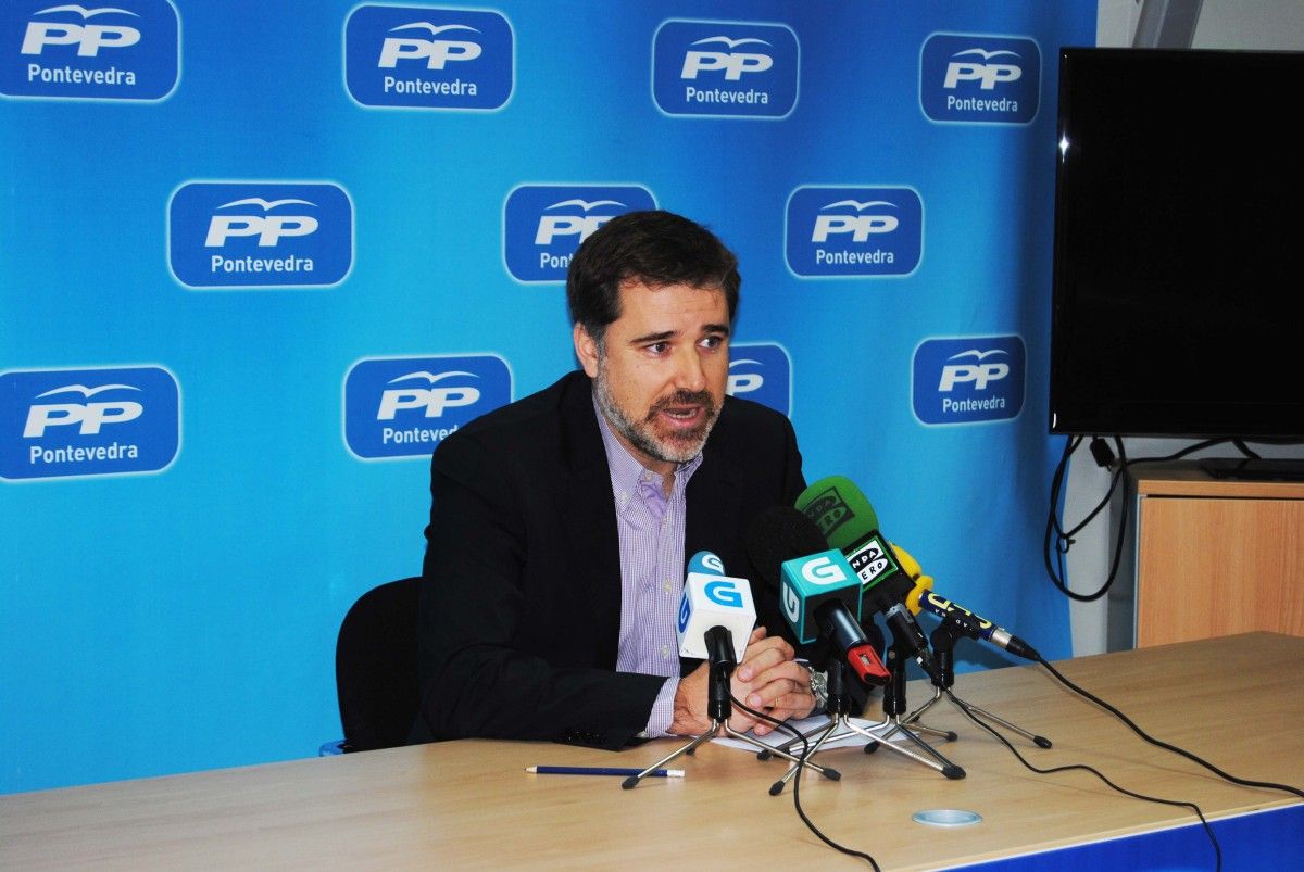 Jacobo Moreira, portavoz municipal del PP en Pontevedra Jacobo Moreira, portavoz municipal del PP en Pontevedra