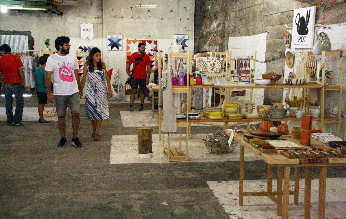 Inauguración de la tienda efímera de la Sétima Feira