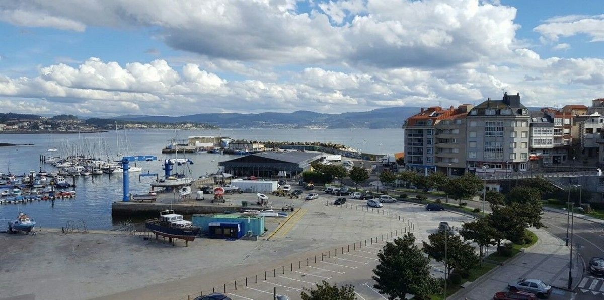 Zona portuaria de Portonovo
