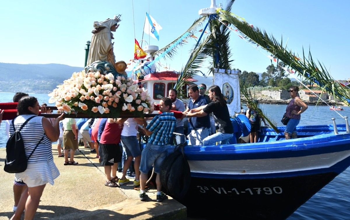 Festividad del Carmen en Poio