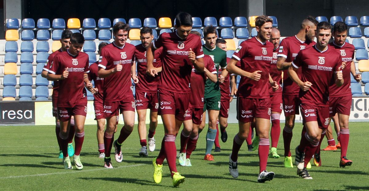 Primeiro adestramento de pretempada do Pontevedra 2017/2018