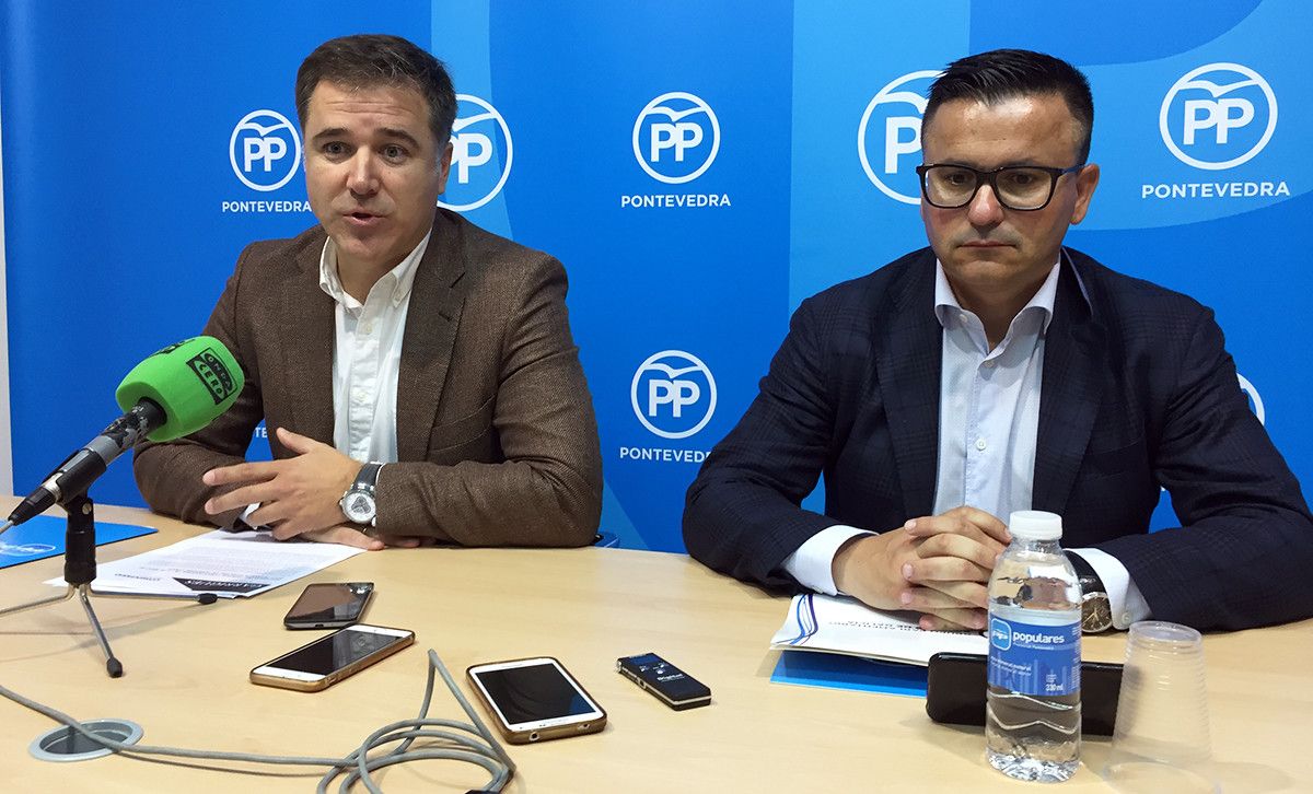Jacobo Moreira e o deputado do PPdeG José González