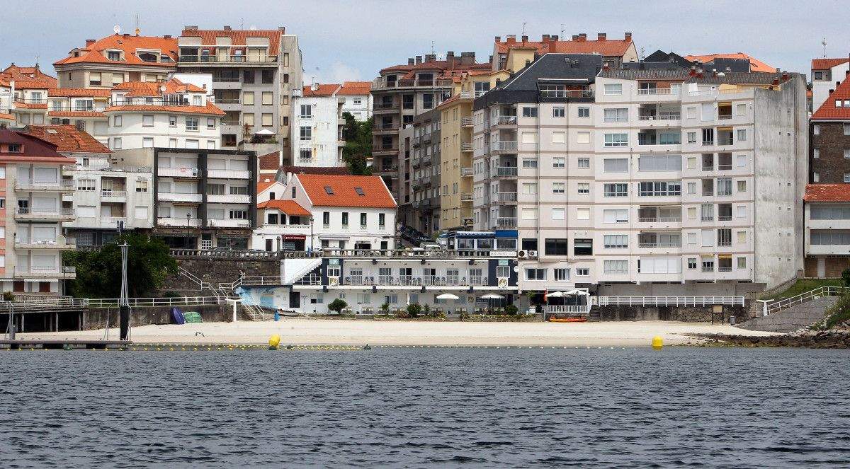 Playa de A Panadeira, en Sanxenxo