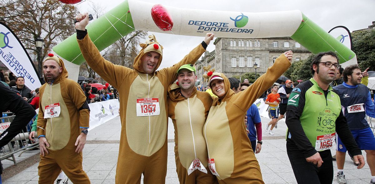 Participantes na carreira de San Silvestre 2013