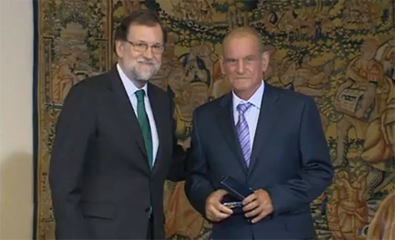 Rajoy entrega a Magín Froiz la Medalla al Mérito en el Trabajo