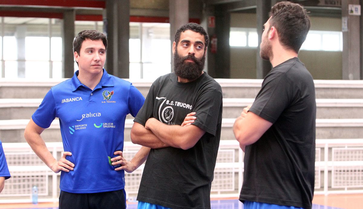 Johnny Medina, nun adestramento do Teucro 2017-2018