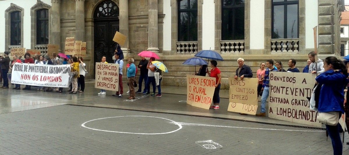 Segunda manifestación da plataforma 'O Rural Existe'