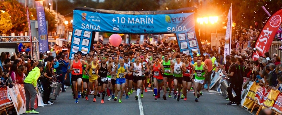 Participantes na carreira popular +10 Marín 2017