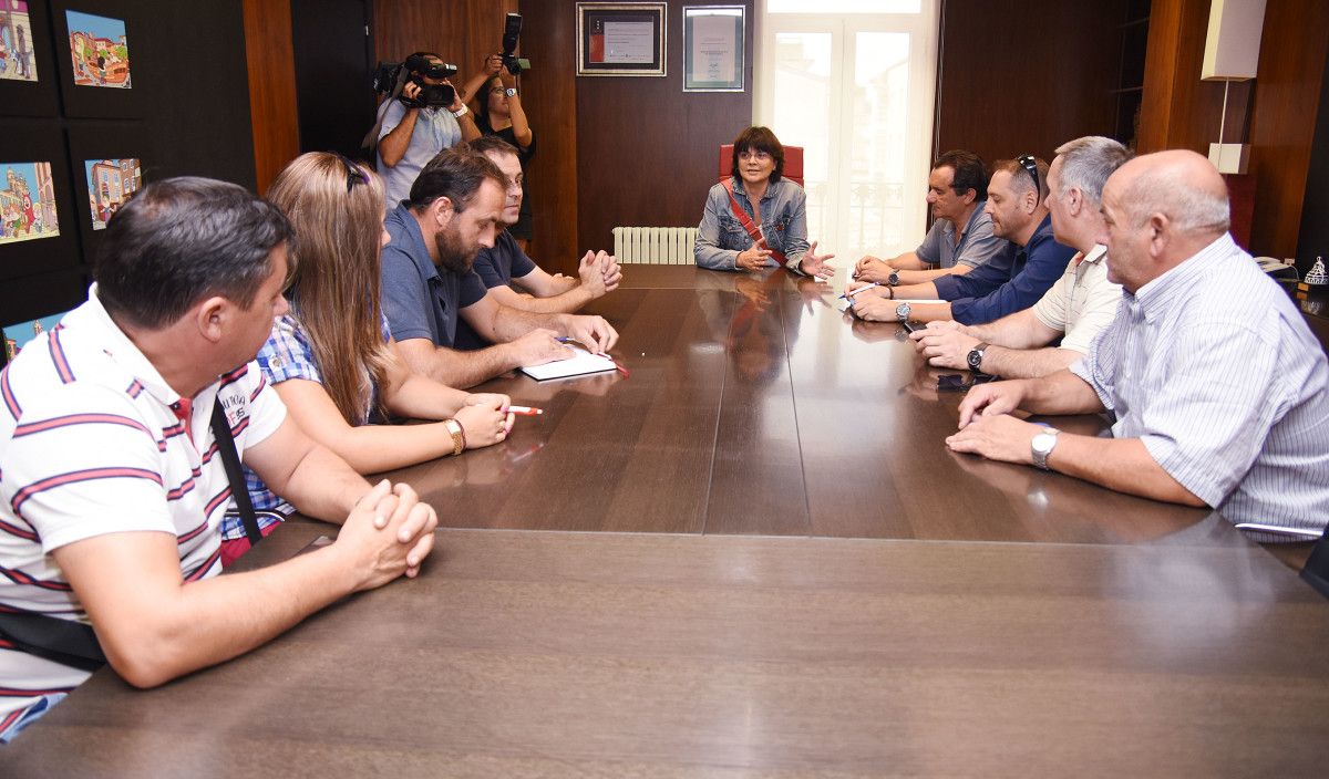 Xuntanza do comité de empresa de Cespa-Ferrovial con representantes do goberno local de Pontevedra