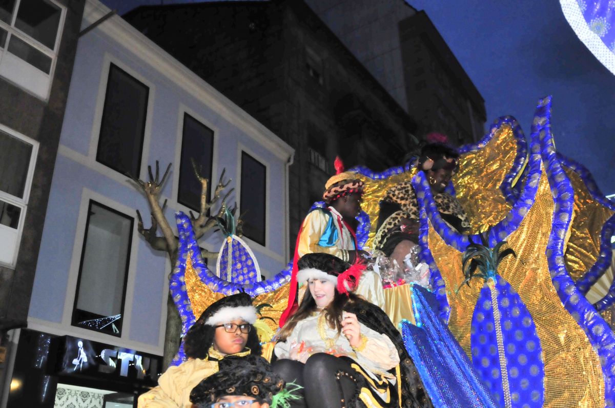Cabalgata de Reyes por las calles de Pontevedra
