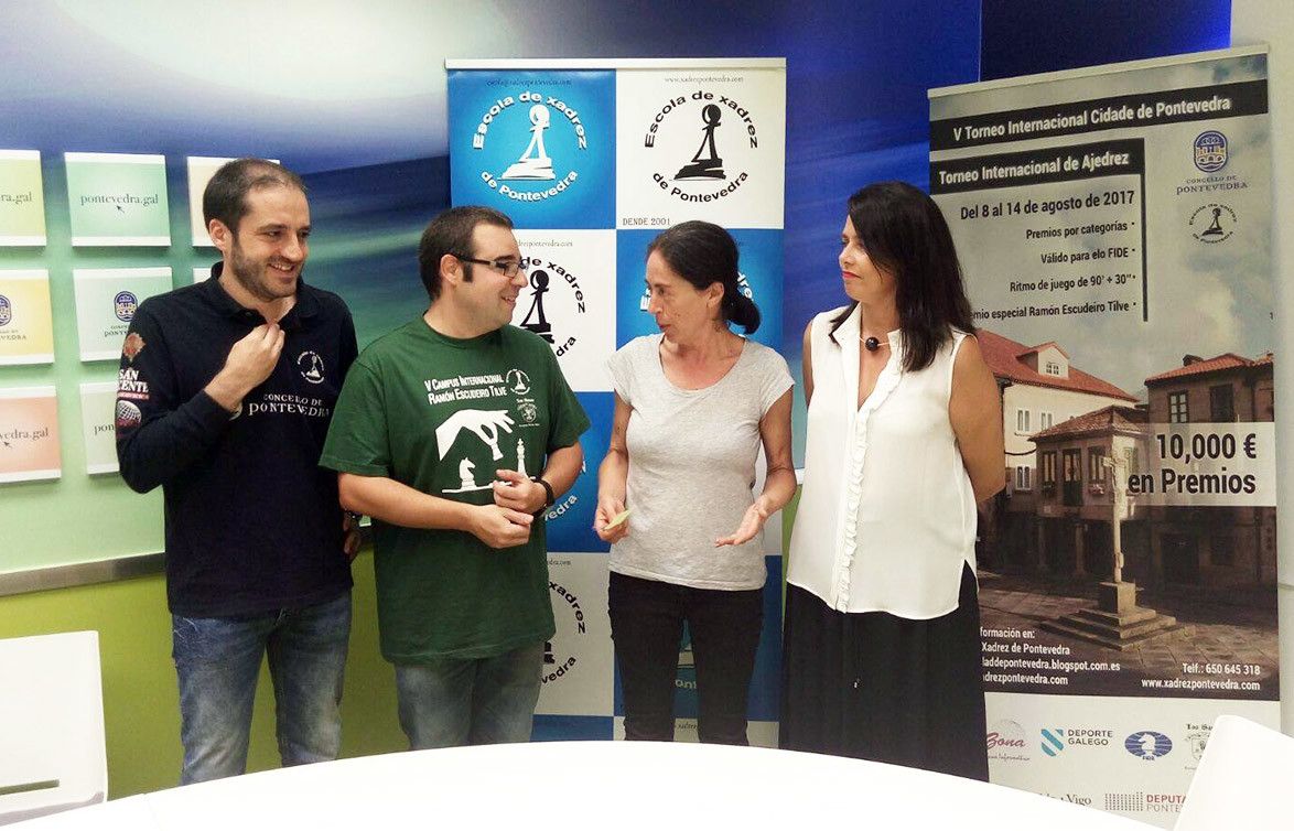 Presentación del V torneo Cidade de Pontevedra de ajedrez