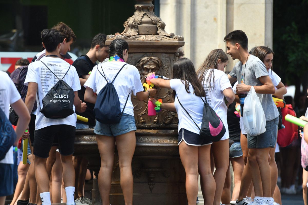 Día de peñas en Pontevedra