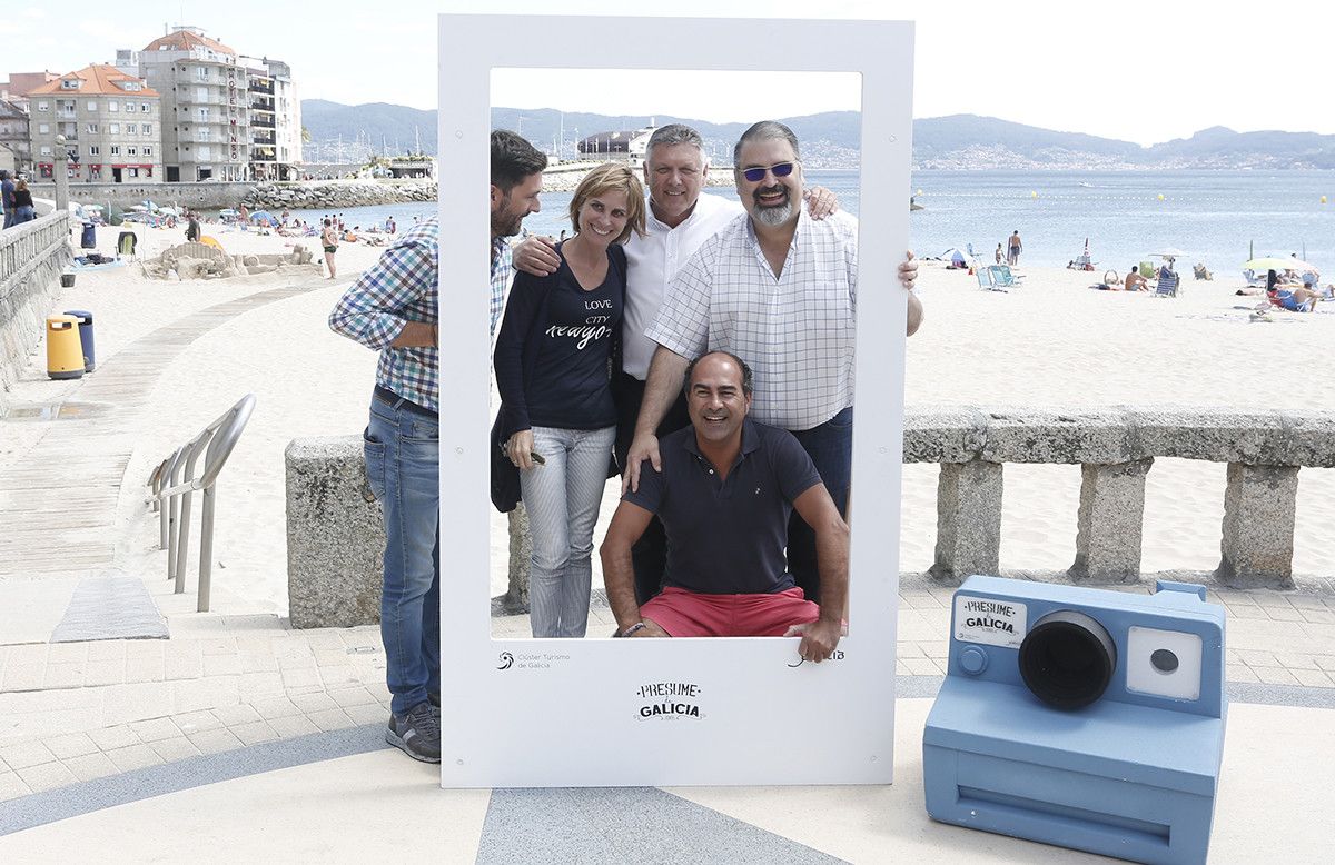 Inicio da ruta da campaña Presume de Galicia en Sanxenxo
