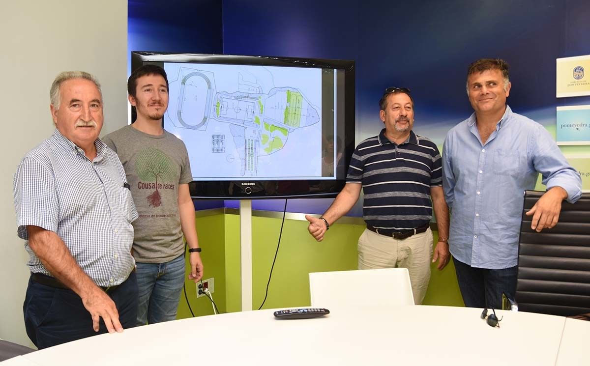 Presentación do proxecto de área deportiva e de lecer de Salcedo