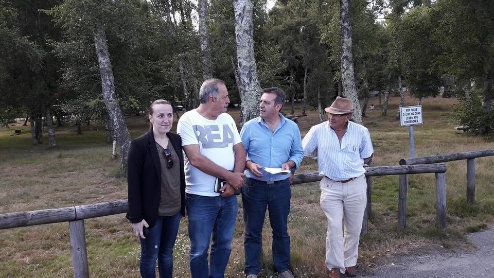 Visita de Luis Bará a Castiñeiras