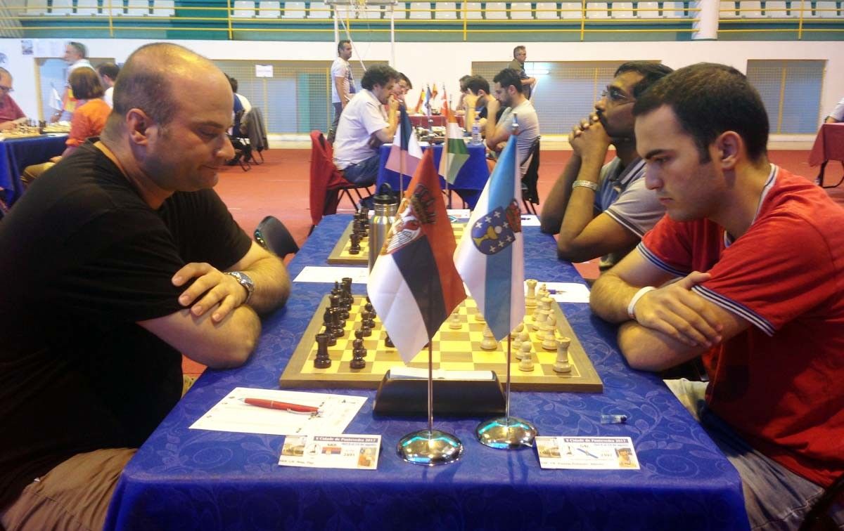 Participantes en la V edición del torneo Cidade de Pontevedra de ajedrez