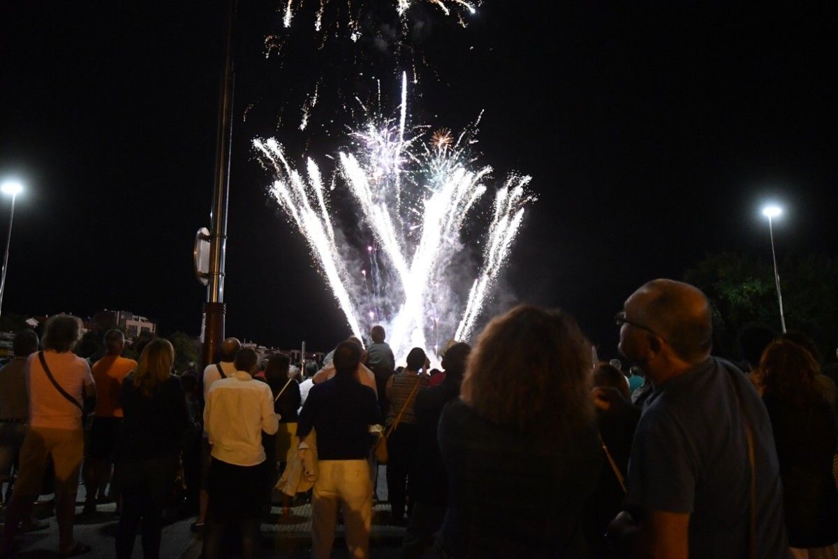 Espectáculo pirotécnico nas Festas da Peregrina 2017