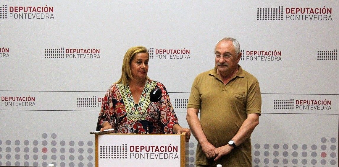 Carmela Silva y César Mosquera