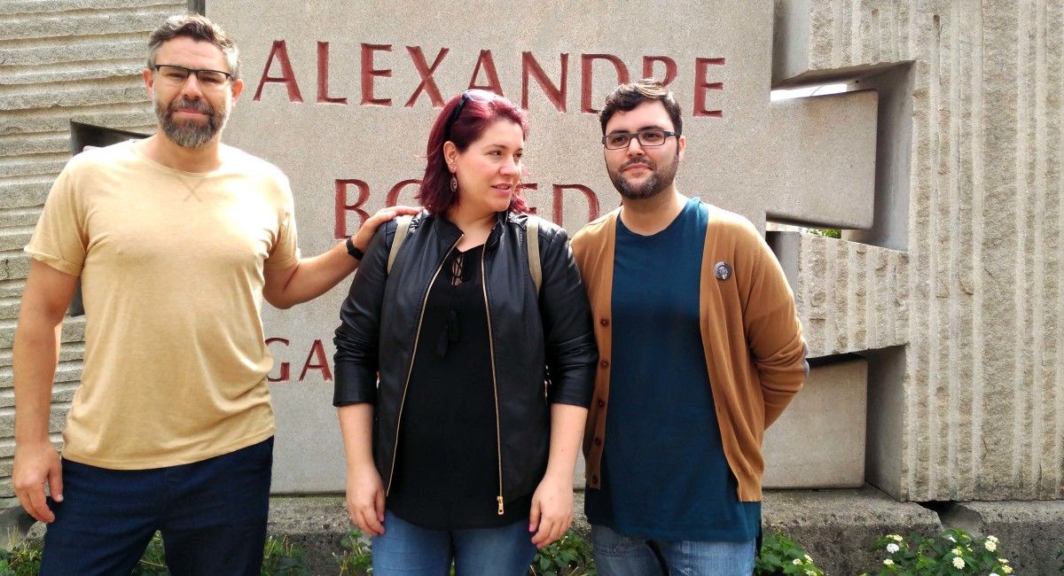 Valentín García Bóveda, Lidia Salgueiro e Ernesto Vázquez-Rey